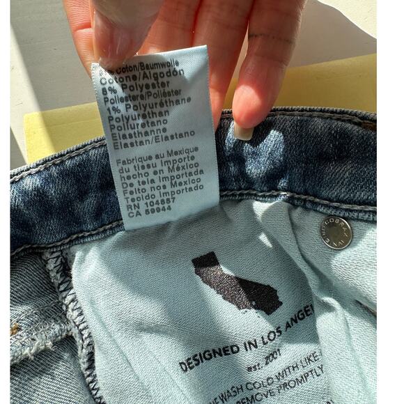 AG Adriano Goldschmied Prima Crop Cigarette Jeans Blue Women US 28 - Picture 10 of 14